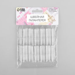 Цена за 3 шт. Держатели для простыни, пластиковые, d = 1,6 5 см, 12 шт, цвет белый - Арт узор фото 4