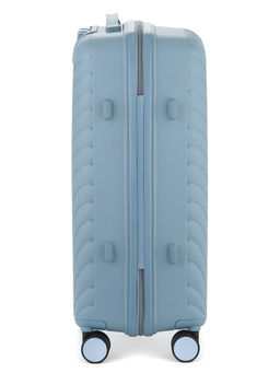 Чемодан на колёсах, 24", кодовый замок, 43×25×64, см, голубой