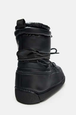 LAMINATED QUILTED ANKLE BOOTS - SKI COLLECTION