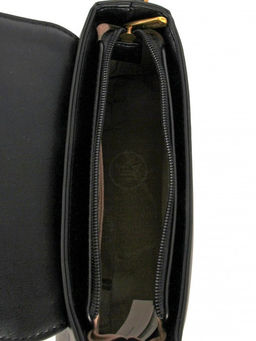 Сумка женская искусственная кожа DJ-CM 6961A-BLACK, 1отд, плечевой ремень, черный SALE 262218 - Adelia фото 8