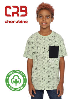 CRB wear/CWJB 63665-35-383 Футболка для мальчика,светлый хаки/Ex.Cherubino