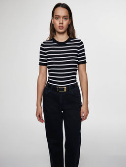 CONTE LDK 2335 Джемпер женский black-white