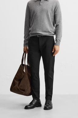 SLIM FIT COMFORT TROUSERS - Zara фото 28