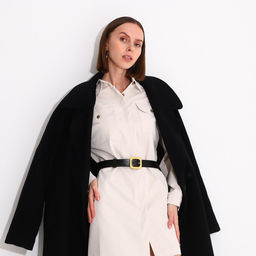 Ремень женский, ширина 3 см, винт, пряжка метал, цвет чёрный - Simaland фото 3