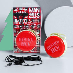 Проводные наушники и футляр Happy holidays, 1,2 м, набор