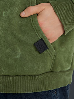 Толстовка мужская на молнии зеленая - Mark formelle фото 5