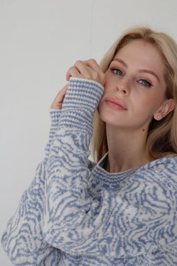 10414 Джемпер серо-голубой - Martichelli фото 8