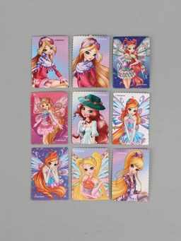 Наклейки для подарков «Винкс», набор 42 шт, 3×4 см