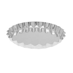 Цена за 3 шт. Форма для выпечки, d=26 см, жесть, серебристая