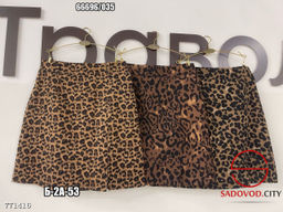 Женская юбка с леопардовым принтом - Fiona фото 2