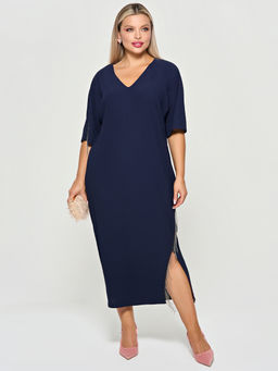 Платье 0349-1п тёмно-синий - Dora фото 29