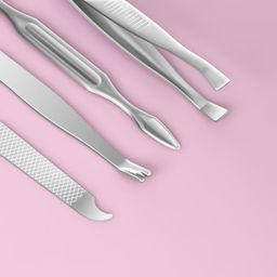 Набор маникюрный Ой, всё, 7 предметов, в чехле, коричневый - Qf фото 4