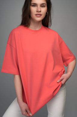 Женская футболка оверсайз Happyfox