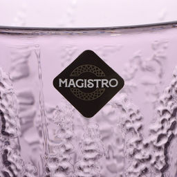 Стакан Magistro «Французская лаванда», 300 мл, стекло, сиреневый