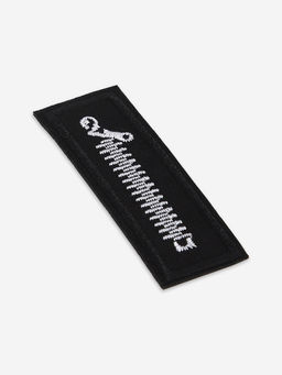 Термоаппликация «Молния», 6×2.1 см, набор 10 шт., чёрная