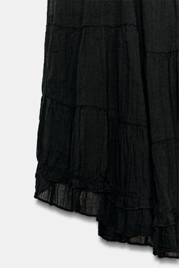 FALDA MIDI ASIM?TRICA / Negro - Zara фото 8