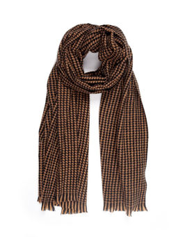 Палантин с короткой бахромой