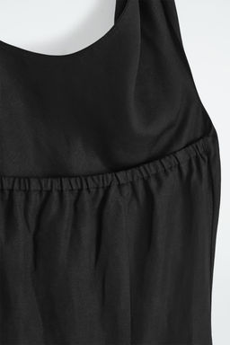 VESTIDO CON CUELLO HALTER EN MEZCLA DE LINO - H&m фото 7