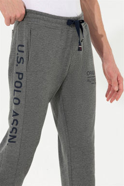 Мужские спортивные штаны антрацитового меланжа - U.s. polo assn фото 5