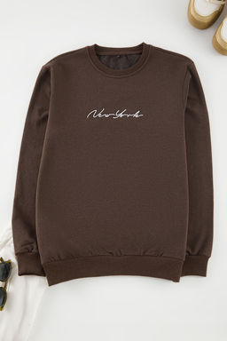 TRENDYOL MAN Siyah %100 Pamuk Regular/Normal Kesim Nak?sl? Ici Polarl?/S?cak Tutan Sweatshirt TMNAW23SW00481 - Trendyolmilla фото 12