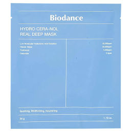 Biodance Hydro Cera-Nol Real Deep Mask, 34g*1ea - Ночная гидрогелевая маска с церамидами против сухости 34г*1шт