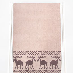 Полотенце махровое 6с102.411ж1 Оленики(т.с.мальв1) 67х150см
