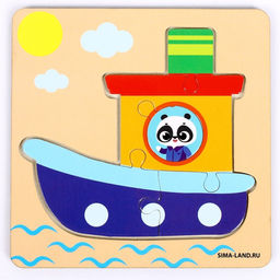 Пазл Корабль - Лесная мастерская фото 6