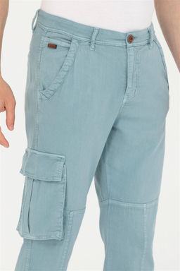 Мужские брюки из плотной ткани мятного цвета - U.s. polo assn фото 12