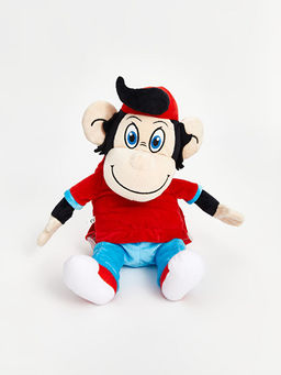 Nostaljik Maymun Fig?rl? Erkek ?ocuk S?rt ?antas?