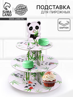 Подставка для пирожных Панда