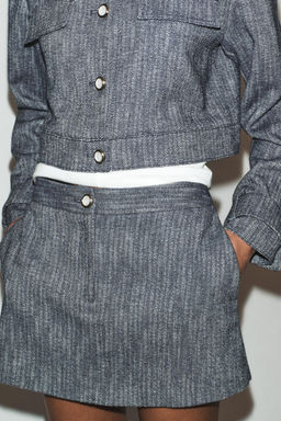 TEXTURED SKORT - Zara фото 10