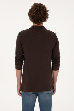 Erkek Koyu Kahverengi Basic Sweatshirt Sepette S_rpriz _ndirim - U.s. polo assn фото 12