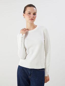 Bisiklet Yaka Kad?n Triko Kazak