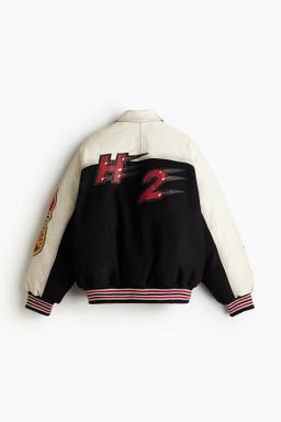 Chaqueta de b?isbol de piel - H&m фото 3