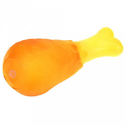Игрушка для собаки Окорок 13,5см, с пищалкой, ПВХ, на картоне (Китай) - Pet toys фото 2