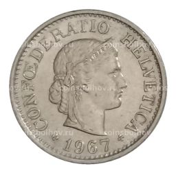 10 раппенов 1967 года Швейцария