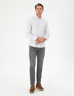 Turuncu Slim Fit Uzun Kollu G_mlek - Pierre cardin фото 4
