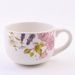 60253 Кружка 550мл Розовый сад доломит LR (х36)