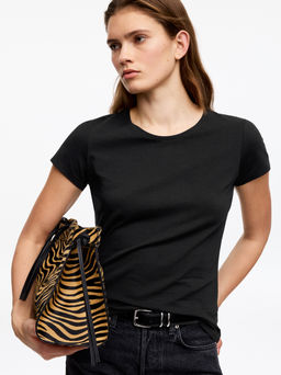Camiseta ajustada de manga corta - H&m фото 6