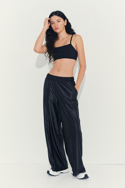 Shiny sports trousers