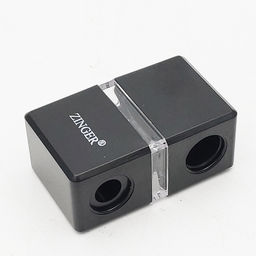 Zinger Точилка для косметического карандаша двойная / SH-24, пластик, черный  фото 2