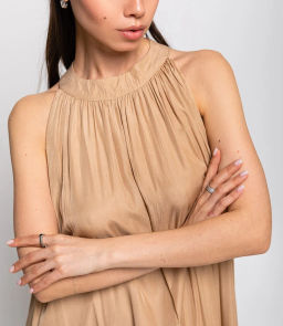 Платье #КТ1703, бежевый