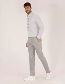 Gri Slim Fit Kuma_ Pantolon - Pierre cardin фото 3