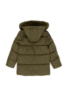 Пальто цвета хаки для мальчика - U.s. polo assn фото 8