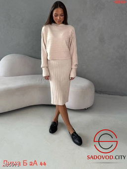 Двойка костюм (свитер и платье) - Bruno фото 4