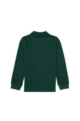 Erkek _ocuk Koyu Ye_il Basic Polo Yaka Sweatshirt Sepette S_rpriz _ndirim - U.s. polo assn фото 2