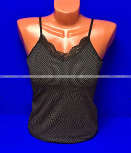 Цена за 1 шт. Майки женские Miss Emma Турция Бретели ЧЕРНЫЕ код 124,128, 512,120