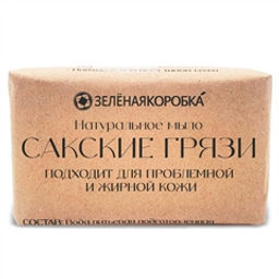 Сакские грязи. Натуральное мыло - Зеленая коробка фото 2