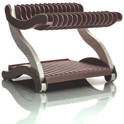 Сушилка для посуды 2-х ярусная арт.С135 (001358)