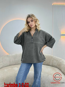 Толстовка женская на полузамке